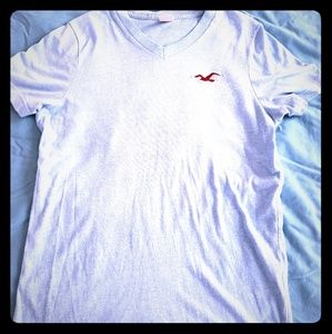 Hollister Men's V-Neck Cotton Tee